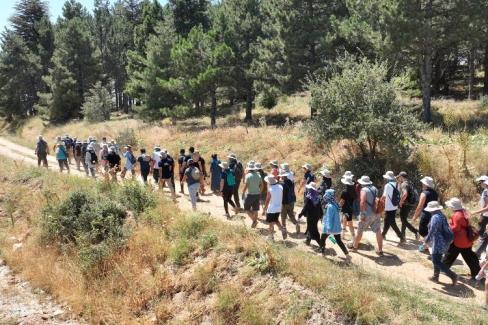 Konya’da doğa tutkunları Doğanhisar’da yürüdü