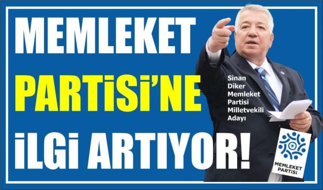 MEMLEKET PARTİSİ’NE İLGİ ARTIYOR!