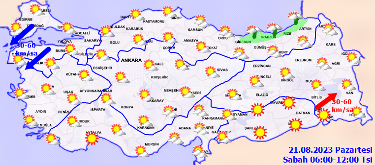 METEOROLOJIDEN KUVVETLI RUZGAR UYARISI - Marmara Bölge: Balıkesir Son Dakika Haberleri ile Hava Durumu