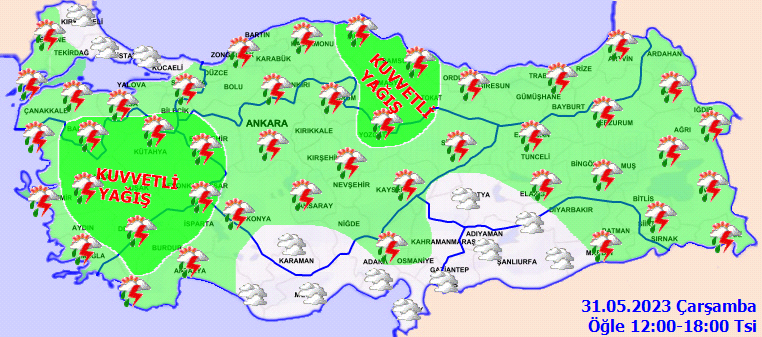 METEOROLOJIDEN KUVVETLI YAGIS VE FIRTINA UYARISI - Marmara Bölge: Balıkesir Son Dakika Haberleri ile Hava Durumu