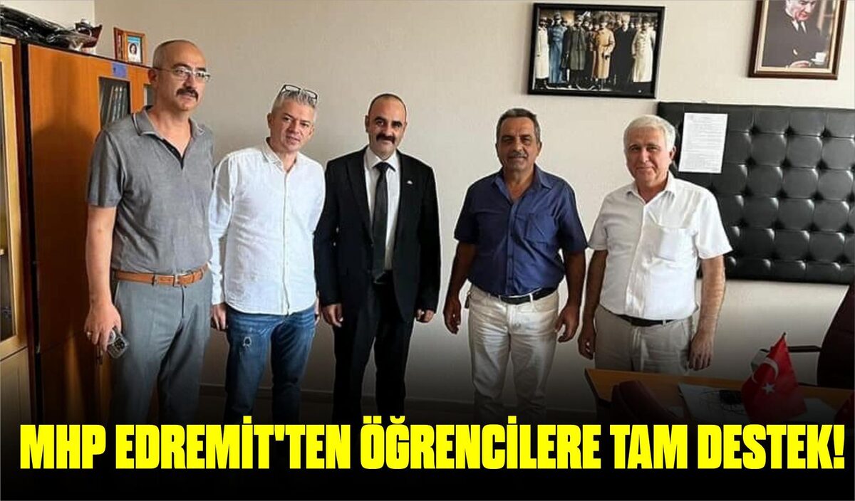 MHP EDREMİT’TEN ÖĞRENCİLERE TAM DESTEK!