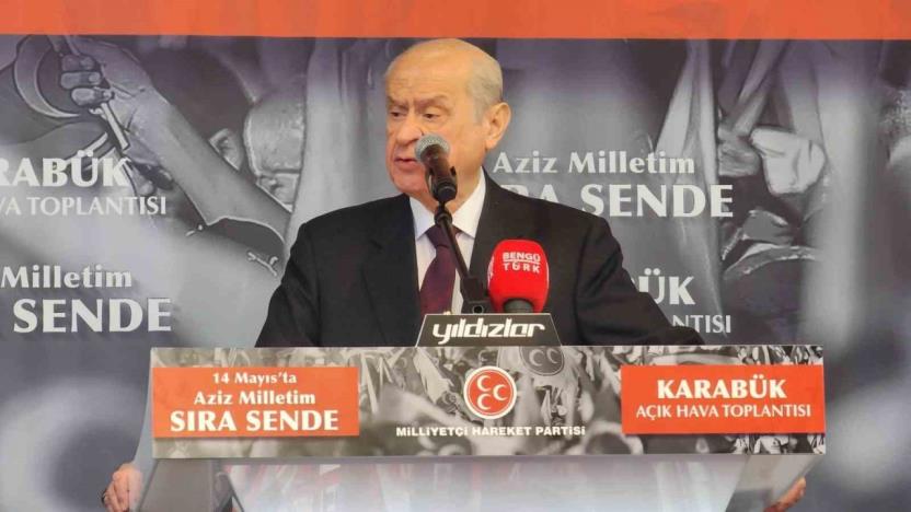 MHP Genel Başkanı Bahçeli, Karabük’te halka hitap etti