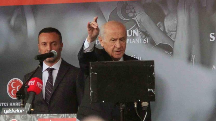 MHP Lideri Devlet Bahçeli: “ Zillet ittifakı sırtını zalimlere, sırtlanlara, akbabalara dayamıştır”