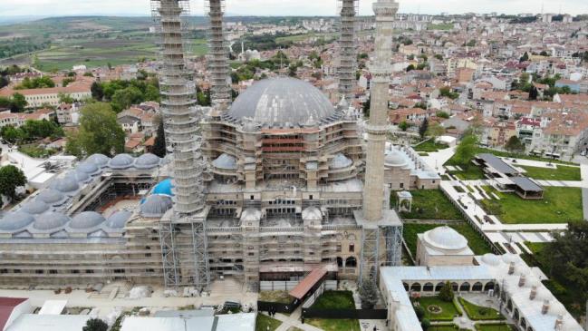 MİMAR SİNAN'IN USTALIK ESERİ SELİMİYE CAMİİ, MODERN GÖRÜNÜME KAVUŞACAK