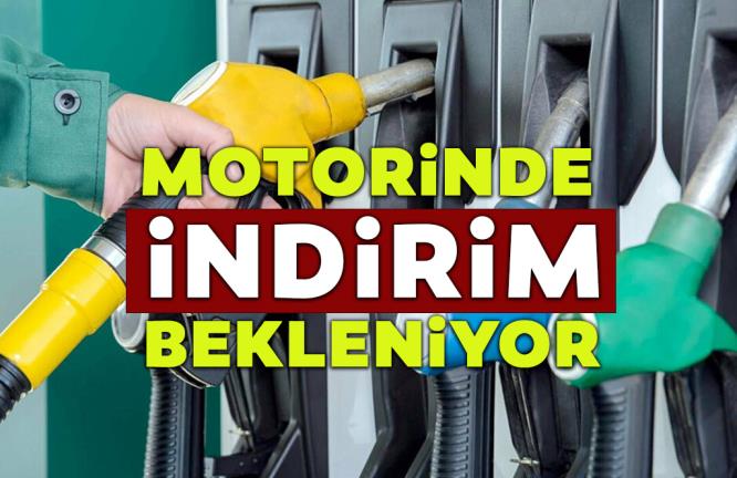 MOTORİNDE İNDİRİM BEKLENİYOR