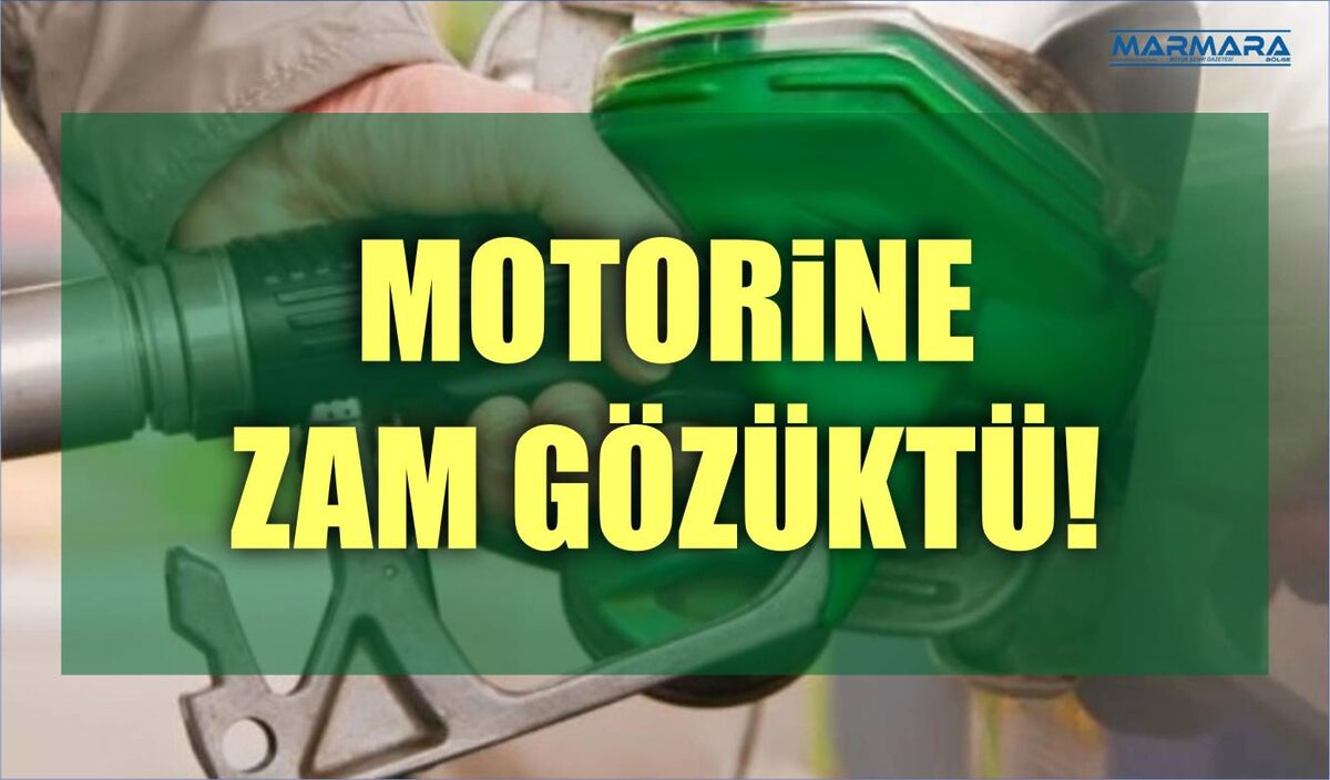 MOTORİNE ZAM GÖZÜKTÜ!