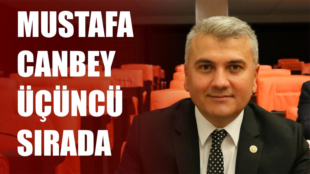 MUSTAFA CANBEY ÜÇÜNCÜ SIRADA