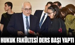 HUKUK FAKÜLTESİ DERS BAŞI YAPTI