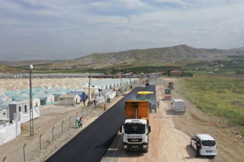 Malatya’da yol çalışmaları hız kesmiyor