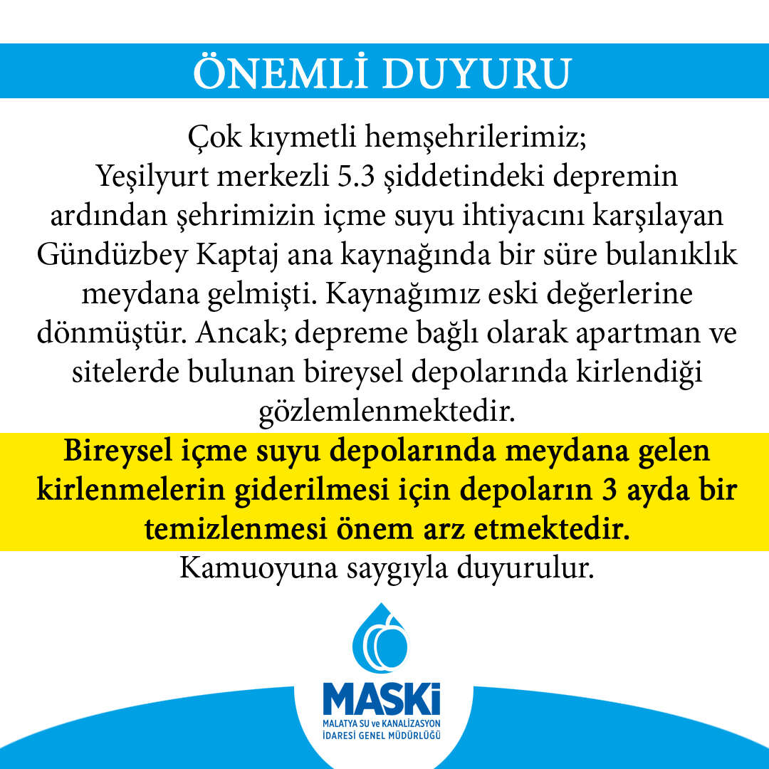 Malatyadan bireysel depo uyarisi - Marmara Bölge: Balıkesir Son Dakika Haberleri ile Hava Durumu