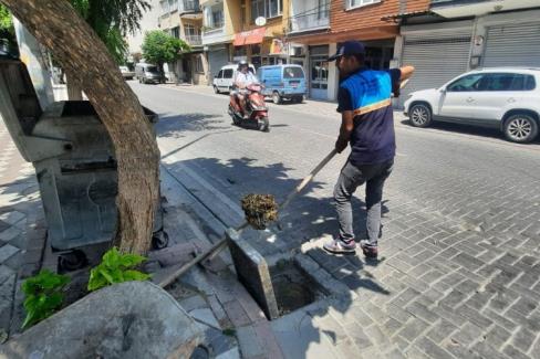 Manisa Akhisar’da MASKİ’den ızgara temizliği