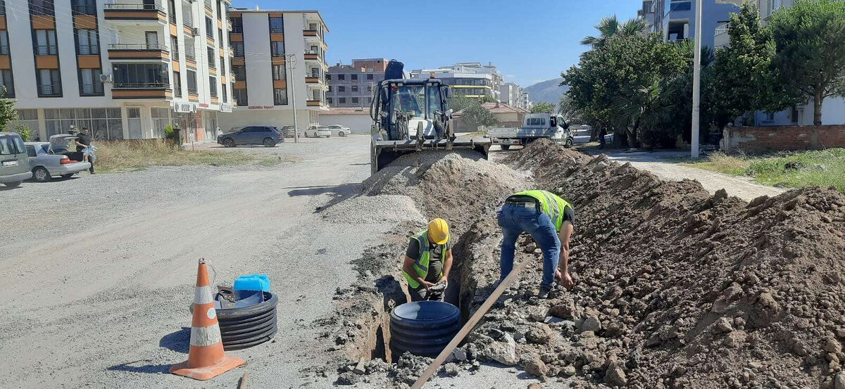 Manisa Akhisarda ek yagmur suyu hatti tamamlandi - Marmara Bölge: Balıkesir Son Dakika Haberleri ile Hava Durumu