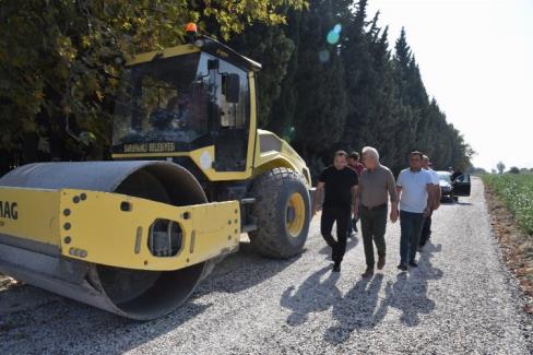 Manisa Büyükşehir’den Saruhanlı’ya bitüm desteği