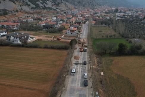 Manisa Düğerek’te asfalt çalışması başladı