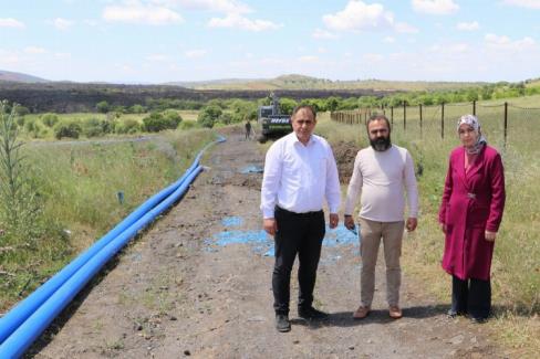 Manisa Kula'da yeni içme suyu terfi hattı