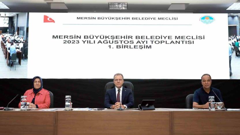 Mersin Büyükşehir Belediyesi Meclis Toplantısı yapıldı