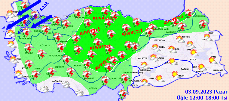 Meteoroloji uyardi Kuvvetli yagis etkili olacak - Marmara Bölge: Balıkesir Son Dakika Haberleri ile Hava Durumu