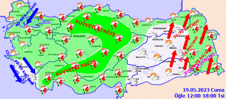 Meteoroloji uyardi Sel hortum firtinaya dikkat - Marmara Bölge: Balıkesir Son Dakika Haberleri ile Hava Durumu