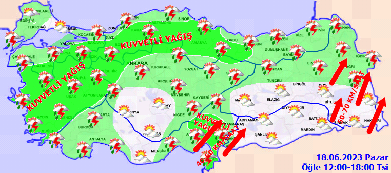 Meteorolojiden kuvvetli yagis sel firtina dolu uyarisi - Marmara Bölge: Balıkesir Son Dakika Haberleri ile Hava Durumu