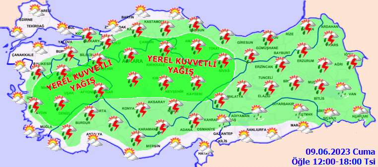 Meteorolojiden kuvvetli yagis ve sel uyarisi - Marmara Bölge: Balıkesir Son Dakika Haberleri ile Hava Durumu