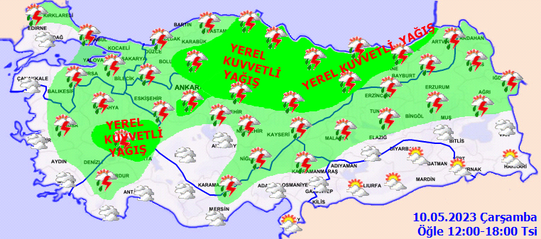 Meteorolojiden saganak yagis uyarisi - Marmara Bölge: Balıkesir Son Dakika Haberleri ile Hava Durumu