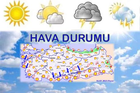 Yurt genelinde hava durumu