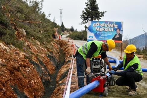 Mezitli'de içme suyu sorunu bitiyor