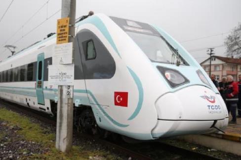 Milli elektrikli tren bugün