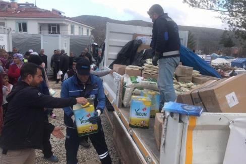 Muğla’dan Malatya’daki depremzedelere Ramazan desteği