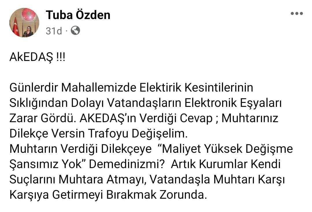 Muhtar Ozdenden Akedasa sert tepki - Marmara Bölge: Balıkesir Son Dakika Haberleri ile Hava Durumu