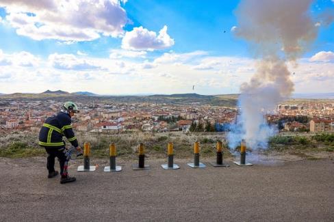 Nevşehir’den bayrama özel top atışı