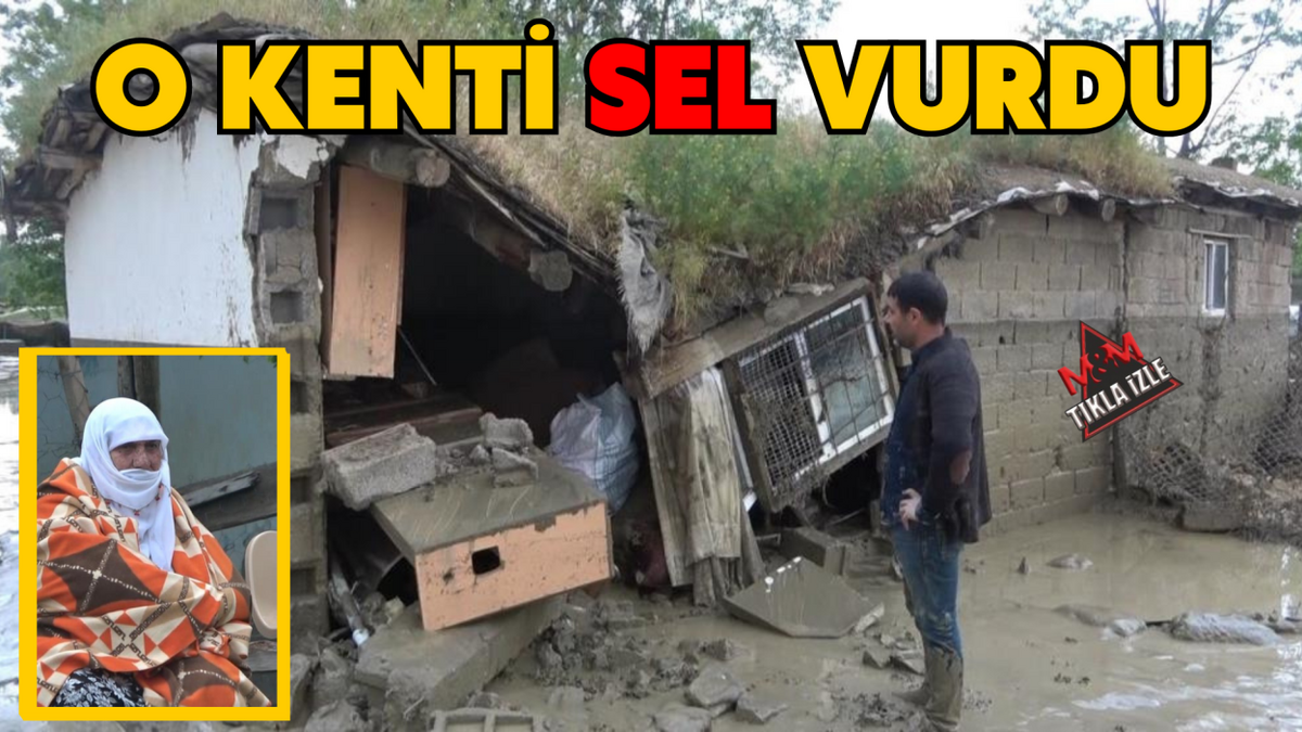 O KENTİ SEL VURDU