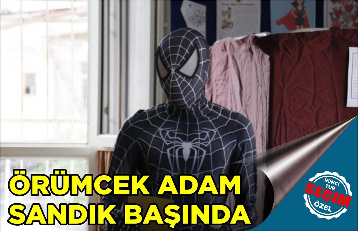 ÖRÜMCEK ADAM SANDIK BAŞINDA