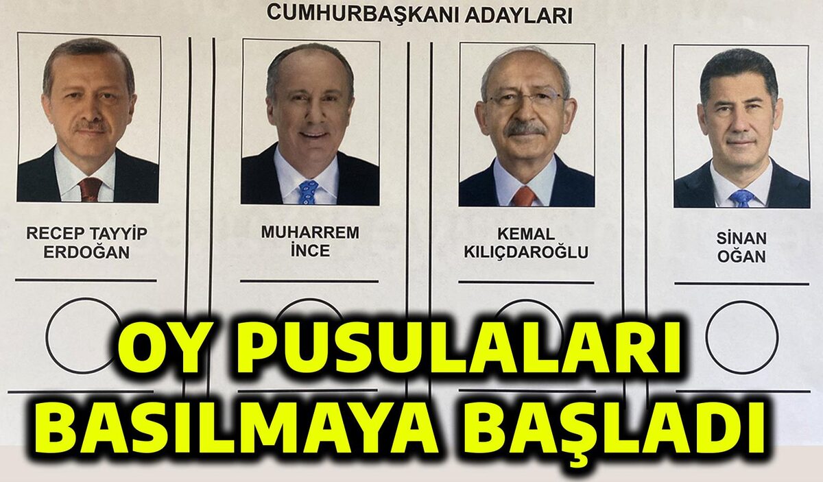 OY PUSULALARI BASILMAYA BAŞLADI