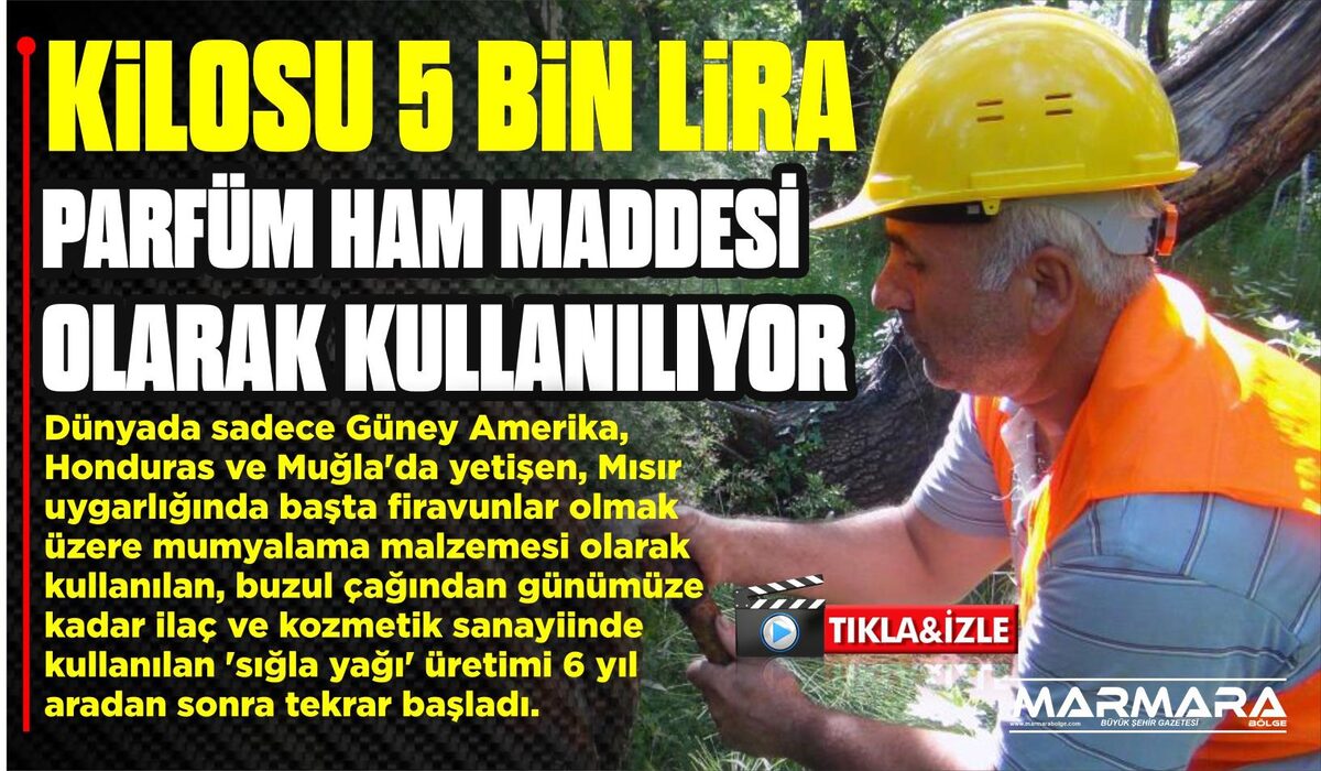 PARFÜM HAM MADDESİ: KİLOSU 5 BİN LİRA