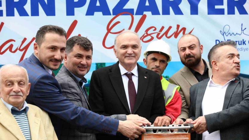 Pazarcı esnafı temmuz sonunda yeni yerinde olacak