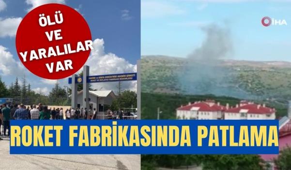 ROKET FABRİKASINDA YANGIN