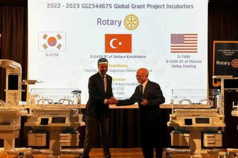 Rotary’den tıbbi cihaz bağışı