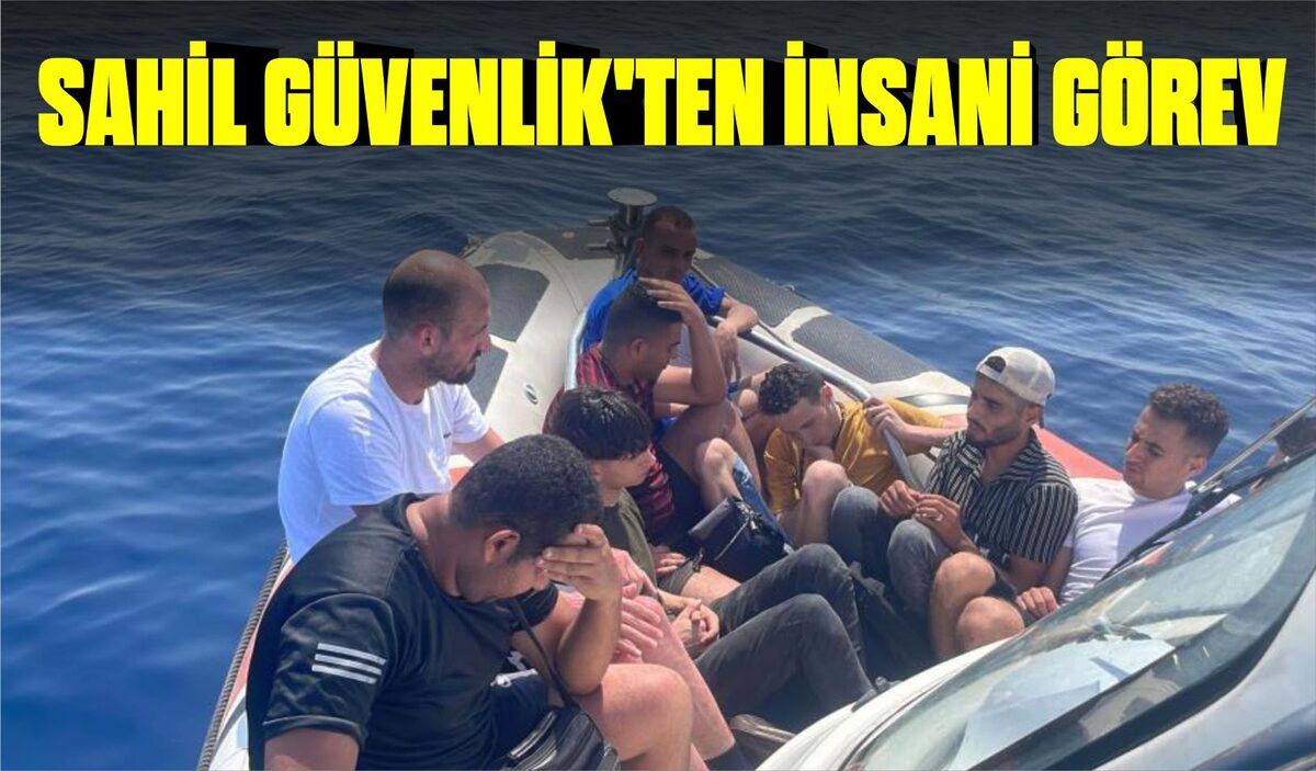 SAHİL GÜVENLİK’TEN İNSANİ GÖREV