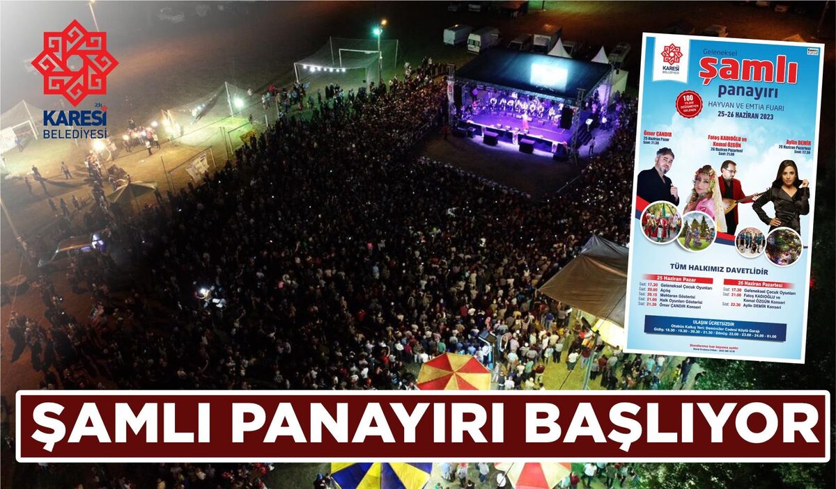 ŞAMLI PANAYIRI BAŞLIYOR