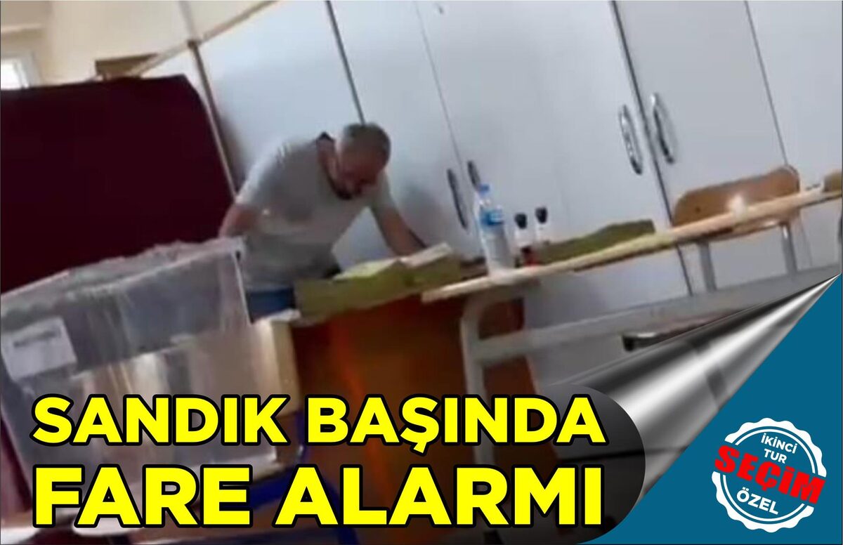 SANDIK BAŞINDA FARE ALARMI