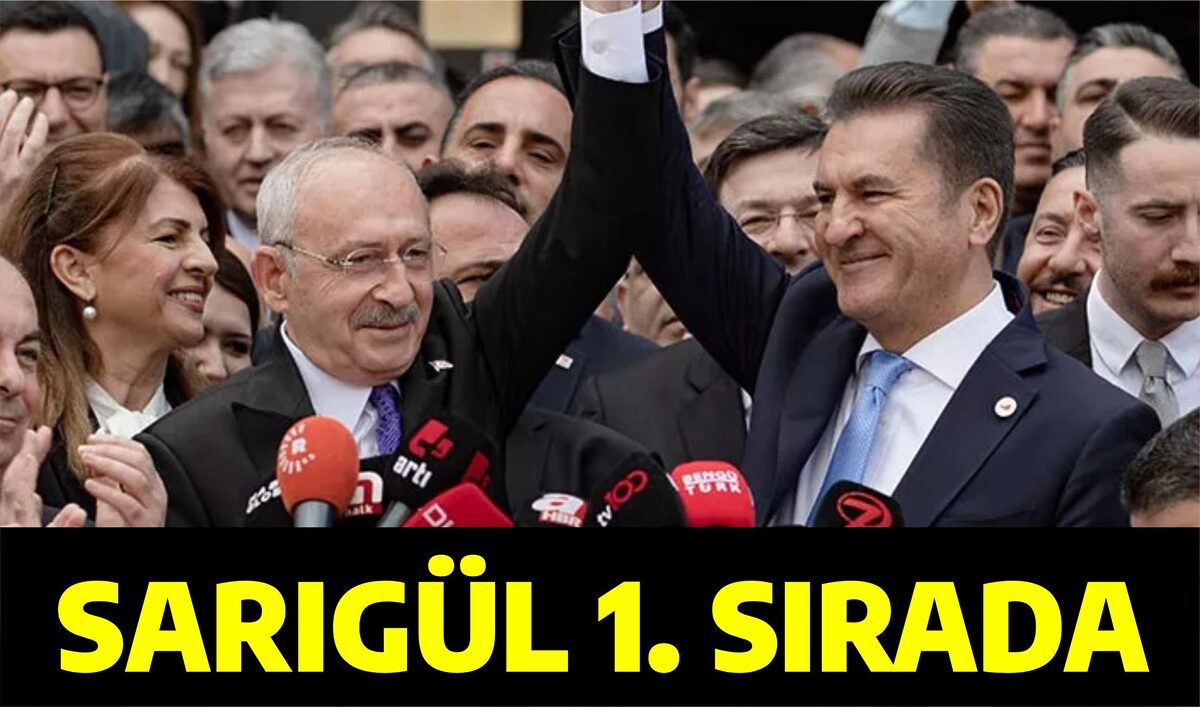 SARIGÜL BİRİNCİ SIRADA