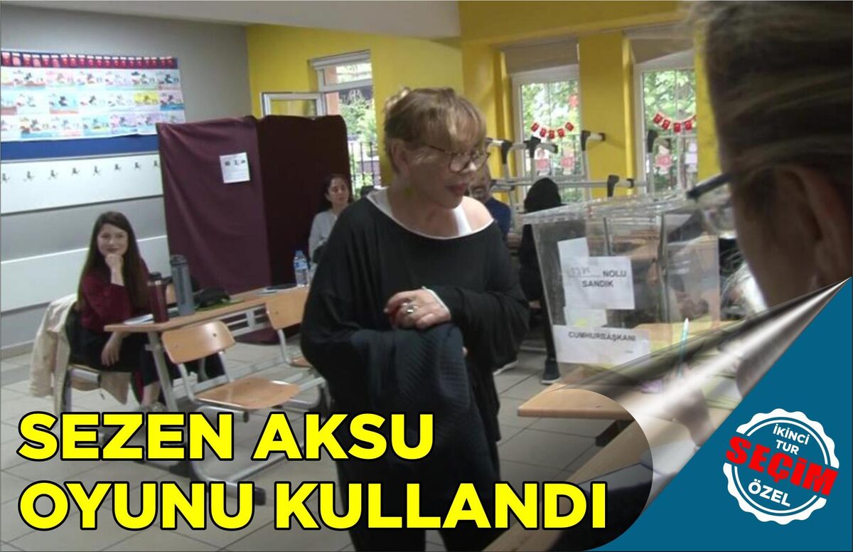 SEZEN AKSU, BEYKOZ’DA OYUNU KULLANDI  