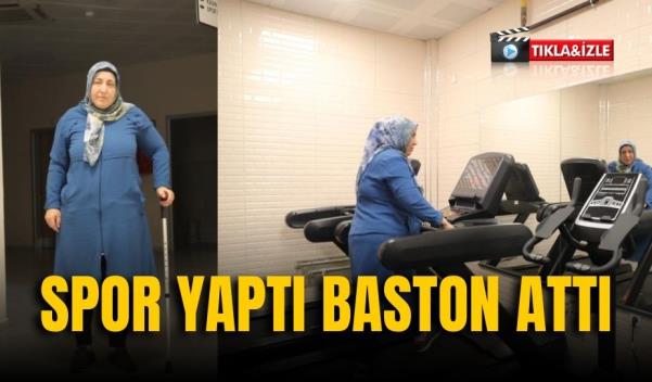 SPOR YAPTI BASTON ATTI