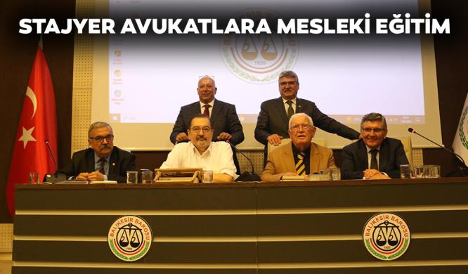 STAJYER AVUKATLARA MESLEKİ EĞİTİM