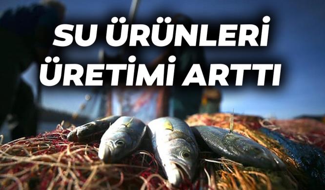 SU ÜRÜNLERİ ÜRETİMİ ARTTI