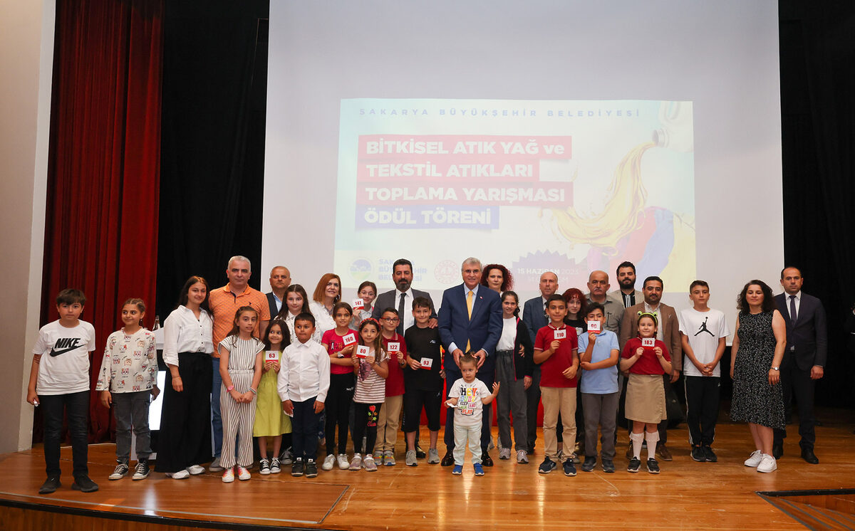 Sakarya’nın çevreci okulları ödüllendirildi