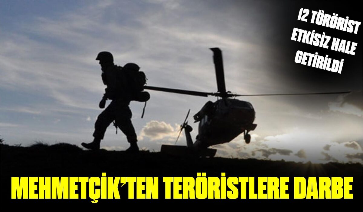 TACİZ ATEŞİ AÇAN 12 PKK/YPG’Lİ TERÖRİST ETKİSİZ HALE GETİRİLDİ