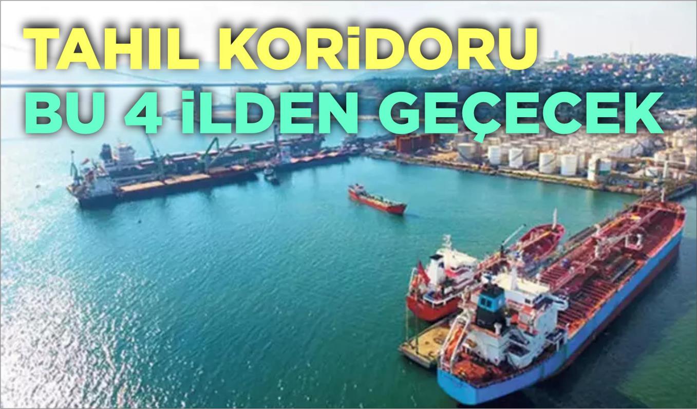 TAHIL KORİDORU BU 4 İLDEN GEÇECEK