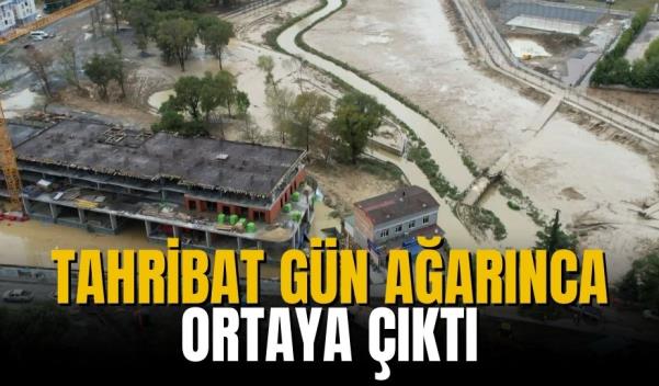 TAHRİBAT GÜN AĞARINCA ORTAYA ÇIKTI